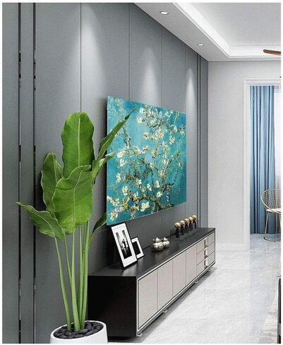Universal TV Cover 22-80 Inches Colorful Dustproof TV Screen Protector for LCD LED, Painting Pattern Indoor Bedroom Living Room Decoration Dust Cover for Televisions ( Color : Green , Size : 22in ) in Saudi Arabia