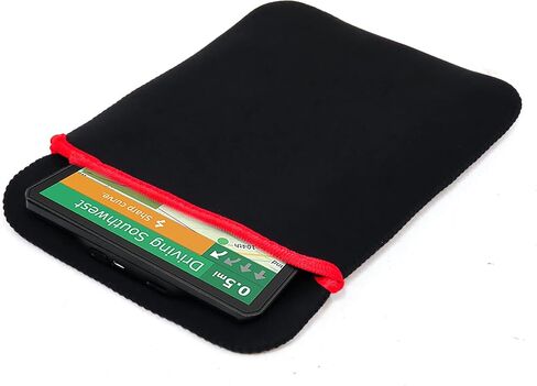 Neoprene Soft Protective Sleeve Pouch Bag Case for 10-inch GPS with Stylus Pen and Microfiber Cloth, Compatible with Garmin Dezl OTR1000, OTR1010, RV 1090, LGV1000, Rand McNally TND Tablet 1050 - NC10 in Kuwait