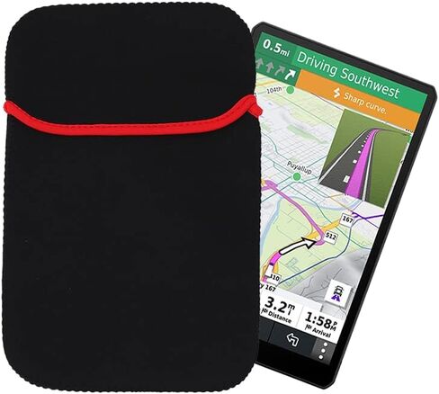 Neoprene Soft Protective Sleeve Pouch Bag Case for 10-inch GPS with Stylus Pen and Microfiber Cloth, Compatible with Garmin Dezl OTR1000, OTR1010, RV 1090, LGV1000, Rand McNally TND Tablet 1050 - NC10 in Kuwait