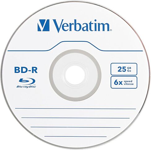 Verbatim BD-R 50GB 6X Blu-ray قرص وسائط قابل للتسجيل - 3 أقراص صندوق مجوهرات - 97237 in Saudi Arabia