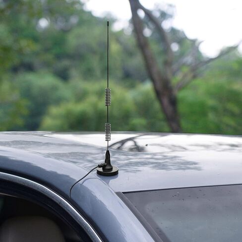 Bingfu 20-1300MHz Police Scanner Antenna Magnetic Base HF VHF UHF Two Way Ham Radio BNC Male Antenna Compatible with Uniden Bearcat Whistler Radio Shack Police Scanner in Kuwait