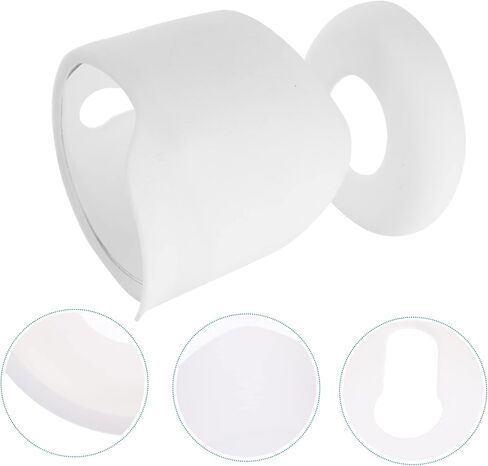 SOLUSTRE 2pcs Outdoor Camera Silicone Protector for Nest Weatherproof Security Camera Cover Design for Outdoor Easy Installation in Saudi Arabia
