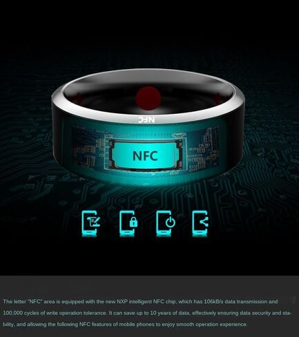 Smart Ring - التكنولوجيا المثالية التي يمكن ارتداؤها للتحكم بدون استخدام اليدين وتتبع الصحة in Kuwait