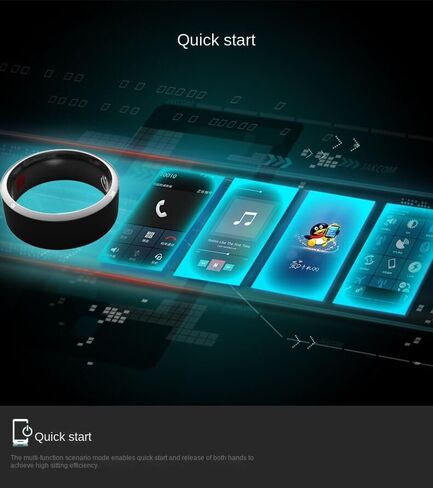 Smart Ring - التكنولوجيا المثالية التي يمكن ارتداؤها للتحكم بدون استخدام اليدين وتتبع الصحة in Kuwait