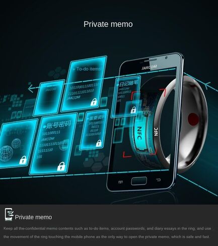 Smart Ring - التكنولوجيا المثالية التي يمكن ارتداؤها للتحكم بدون استخدام اليدين وتتبع الصحة in Kuwait