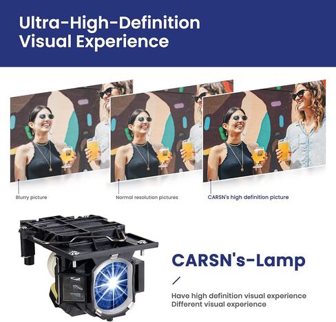 CARSN DT01511 DT01431 مصباح بروجيكتور بديل لشركة HITACHI CP-AX2503 CP-CW250WN CP-CW300WN CP-CX250 CP-CX300WN HCP-K26 HCP-K31 HCP-Q300، مصباح مع غطاء in Kuwait