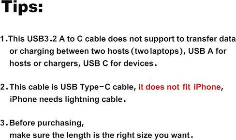 CableCreation USB C إلى USB A Cable 5FT، USB 3.1 3.2 Gen2 10Gbps Data Cable in Kuwait