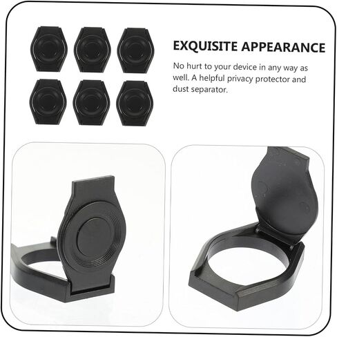 Vaguelly 12 Pcs Camera Privacy Cover Desktop Protector Table top Protector Camera Protector Laptop Protector Laptop Camera Computer Webcam Cover Webcam Covers Tablet Anti Peeping Plastic in Saudi Arabia
