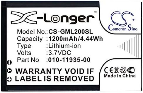 بطارية بديلة للغارمين 010-01055-15 GLO. GLO 2 010-02184-01 010-11935-00 (1200 مللي أمبير) in Kuwait