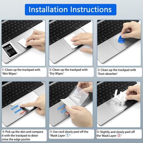 2 حزمة غطاء حماية لوحة اللمس لجهاز ماك بوك اير 2023 مقاس 15.3 بوصة A2941 مع شريحة M2 سطح غير لامع مقاوم للغبار ومضاد للخدش ملحقات غلاف الكمبيوتر المحمول (قطعتان) in Kuwait