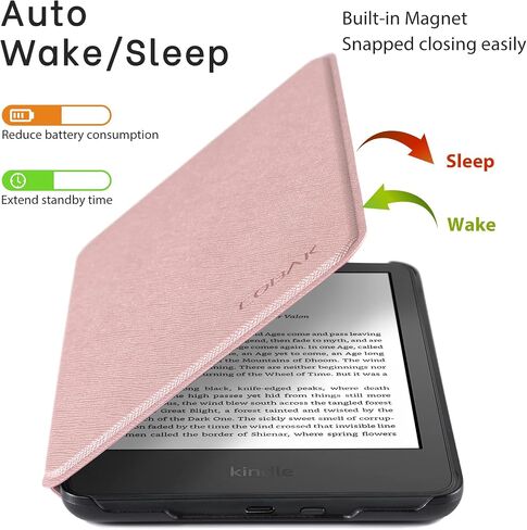 CoBak Case for All New Kindle 11th Generation 2022 Release Only - Ultra Slim PU Leather Smart Cover with Auto Sleep and Wake, Premium Protective Case for Kindle 2022 in Saudi Arabia