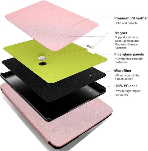 CoBak Case for All New Kindle 11th Generation 2022 Release Only - Ultra Slim PU Leather Smart Cover with Auto Sleep and Wake, Premium Protective Case for Kindle 2022 in Saudi Arabia
