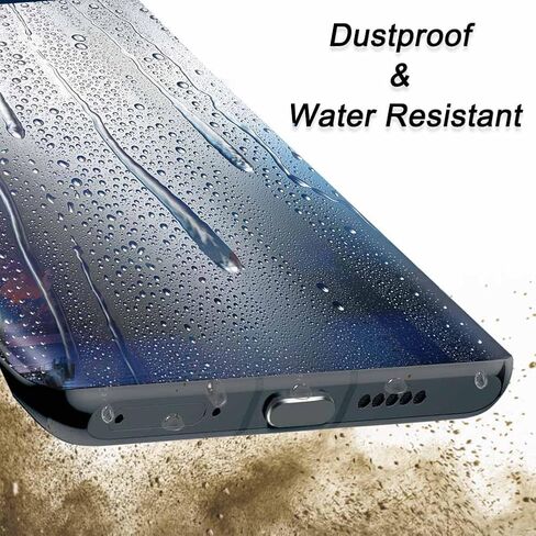 USB C Dust Plug, Type C Dust Cover Charging Port Cap 4 PCS with Cleaning Brush Black, Compatible with iPhone 17 16 15 Pro Max Plus Samsung S25 S24 Ultra, Anti Lost Phone Accessory Protector in Kuwait