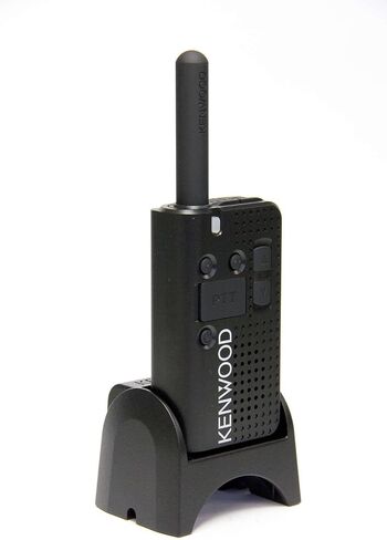 Kenwood PKT- 23 Pocket-Size UHF Two-Way FM Radio (1.5 W Analog), 4-Channel Operation with Voice Guide, Up To 15 Hours Talk-Time (On Battery Saver), IP54 & 11 Mil-Spec Standards 810 (C, D, E, F & G) in Saudi Arabia