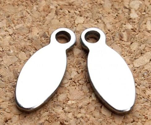 Yenoshi 100 Stks/partij Rvs 4Mm * 10Mm Connector Metalen Legering Hanger Voor DIY Key Armband Sieraden Maken in Saudi Arabia