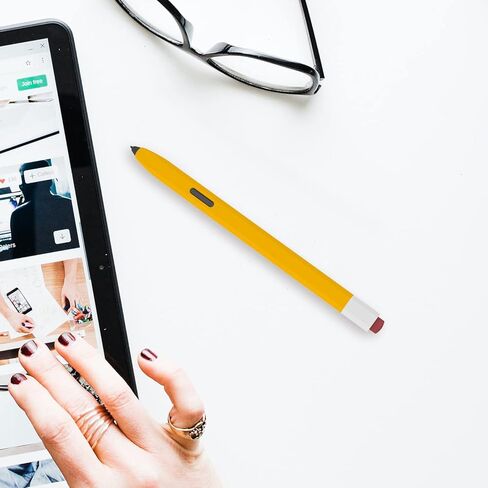 حافظة LOVE MEI Galaxy Tab S6 Lite ذات أكمام على شكل قلم، تصميم كلاسيكي كلاسيكي من السيليكون، حافظة حماية من الجلد غير قابلة للانزلاق، قبضة ناعمة متوافقة مع قلم Samsung Galaxy Tab S6 Lite S (وردي) in Kuwait