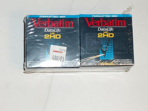 20 قطعة من الأقراص الصغيرة المنسقة من IBM Verbatim DataLife MF 2HD مقاس 3.5 بوصة. in Saudi Arabia