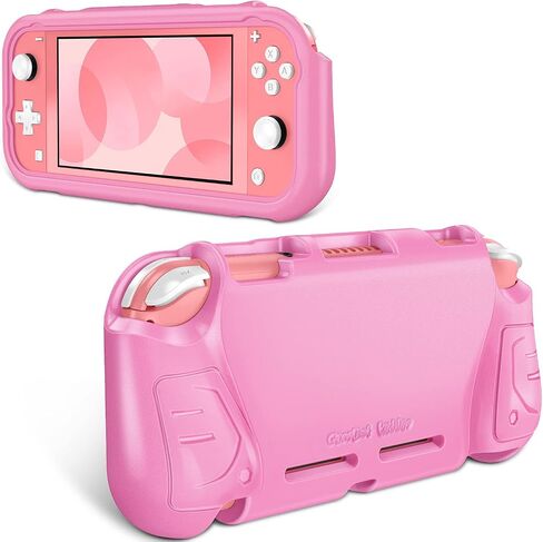 Fintie Case for Nintendo Switch Lite 2019 - Kids Friendly [Ultralight] [Shockproof] Anti-Scratch Protective Cover w/Ergonomic Grip Comfortable Grip Case for Switch Lite Console, Living Coral in Saudi Arabia