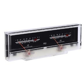 Power Amplifier DB Meter, VU Meter with 3Pcs White LED Backlight, Sound Audio Level Tester with Vertical Working Direction in Saudi Arabia
