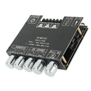 2.1 Channel Digital Audio Power Bluetooth Amplifier Board for Store Home Theater Speakers with DC Converter Plugs in Saudi Arabia