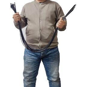 اربطة كيبلات كبيرة بسحاب طويلة للغاية شديدة التحمل من البلاستيك بسمك 48 انش، عبوة من 15 قطعة in Kuwait