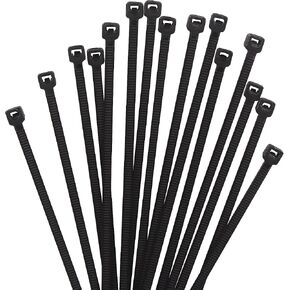 Black Cable Zip Ties 4 inch, 1000 PCS Industrial Nylon Zip Ties, Premium Self-Locking Nylon Zip Ties for Electronics Organizer,Home Office Garage Multiple Use in Saudi Arabia