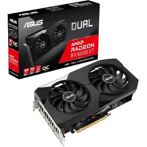 ASUS DUAL-RX6600XT-O8G Graphic Card & ASUS ROG Herculx Graphics Card Anti-Sag Holder Bracket in Saudi Arabia