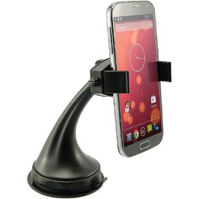 حامل تثبيت في السيارة من الزجاج الأمامي arkon Dash لهاتف iPhone 7 هاتف iPhone 6S Plus 8 x 8 7 هاتف iPhone 6S 6 5S لهاتف Galaxy Note 7 5 S7/S6 البيع بالتجزئة باللون الأسود in Kuwait