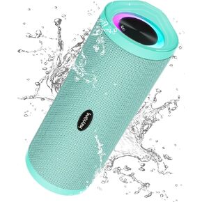 HEYSONG Portable Bluetooth Speaker, Wireless Outdoor Speakers, IPX7 Waterproof, 40H Playtime, TF Card, Loud Stereo Sound for Beach, Boat, Pool, Camping, Bike, Shower, Gifts for Men in Saudi Arabia