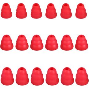 Earbud Tips Triple Flange Earbud Tips Replacement Earbud Tips Silicone Earbud Compatible with 3.8-5.5mm Earphone Earbud Replacement Tips Earbud Caps 9 Pairs S/M/L（White） in Saudi Arabia