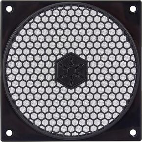 SilverStone Technology SST-FF143B 140mm Ultra Fine Fan Filter with Magnet Cooling, Black in Saudi Arabia