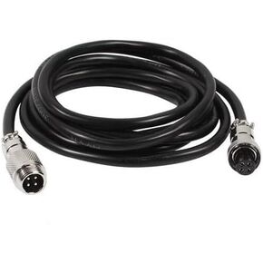 Elecbee Cable Male to Female GX12 4 Pin Aviation Socket Connector Plug Cable 1M