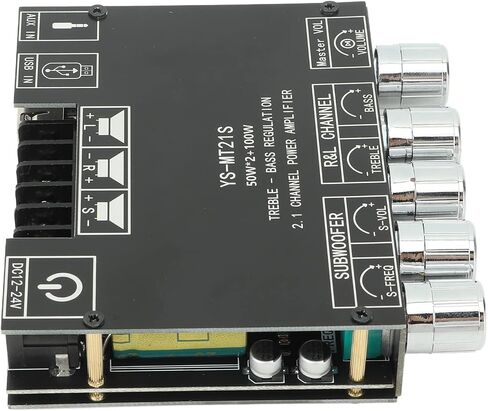 2.1 Channel Digital Audio Power Bluetooth Amplifier Board for Store Home Theater Speakers with DC Converter Plugs in Saudi Arabia