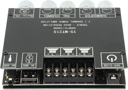 2.1 Channel Digital Audio Power Bluetooth Amplifier Board for Store Home Theater Speakers with DC Converter Plugs in Saudi Arabia