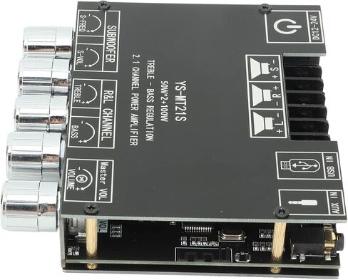 2.1 Channel Digital Audio Power Bluetooth Amplifier Board for Store Home Theater Speakers with DC Converter Plugs in Saudi Arabia
