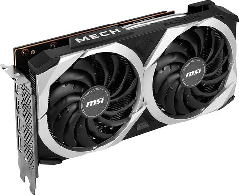 MSI بطاقة رسومات للالعاب راديون RX 6600 ميش 2X 8G - 8GB GDDR6، 2491 MHz، PCI اكسبرس 4 × 8، 128 بت، 3x DP v 1.4a، HDMI 2.1 (يدعم 4K و8K) in Saudi Arabia