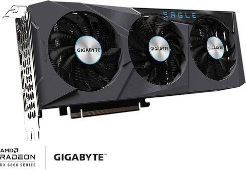 Gigabyte Radeon RX 6600 XT Eagle 8G Graphics Card, WINDFORCE 3X Cooling System, 8GB 128-bit GDDR6, GV-R66XTEAGLE-8GD Video Card in Saudi Arabia