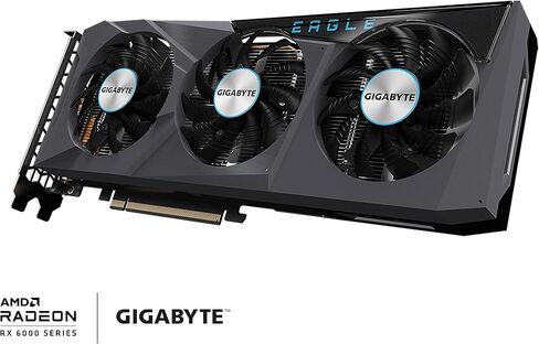 Gigabyte Radeon RX 6600 XT Eagle 8G Graphics Card, WINDFORCE 3X Cooling System, 8GB 128-bit GDDR6, GV-R66XTEAGLE-8GD Video Card in Saudi Arabia