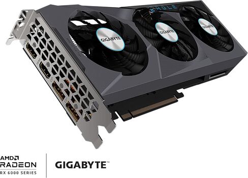 Gigabyte Radeon RX 6600 XT Eagle 8G Graphics Card, WINDFORCE 3X Cooling System, 8GB 128-bit GDDR6, GV-R66XTEAGLE-8GD Video Card in Saudi Arabia