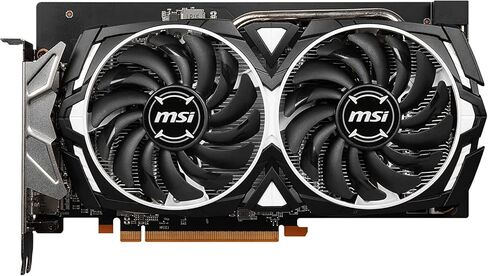 بطاقة الرسومات MSI Gaming AMD Radeon RX 6600 8GB GDDR6 128-bit HDMI/DP 2491 MHz Boost Clock FreeSync DirectX 12 VR Ready Graphics (RX 6600 Armor 8G V1) in Saudi Arabia