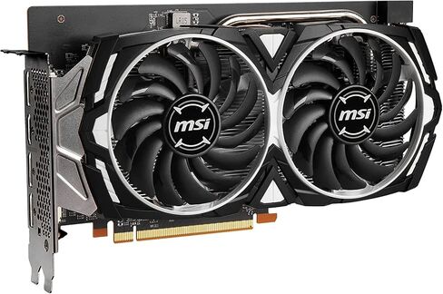 بطاقة الرسومات MSI Gaming AMD Radeon RX 6600 8GB GDDR6 128-bit HDMI/DP 2491 MHz Boost Clock FreeSync DirectX 12 VR Ready Graphics (RX 6600 Armor 8G V1) in Saudi Arabia