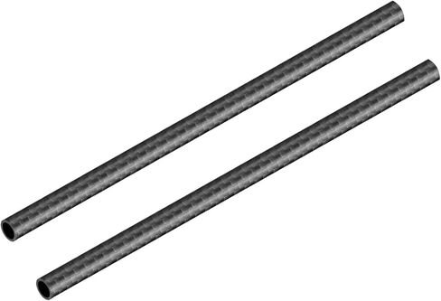 DMiotech 2 Pack 8mmx6mmx330mm Carbon Fiber Round Tubes, 3K Roll Wrapped Carbon Tube for RC Quadcopter, RC Airplane in Saudi Arabia