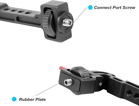 Weebill S/DJI RSC2 Gimbal Monitor Mount, Extension Plate Ronin S Accessories with 1/4 Thread Cold Shoe Mount Smartphone Clamp Compatible with DJI Ronin S/SC/RS2/RSC2/Zhiyun Crane 3/2S/Weebill S/Lab in Kuwait