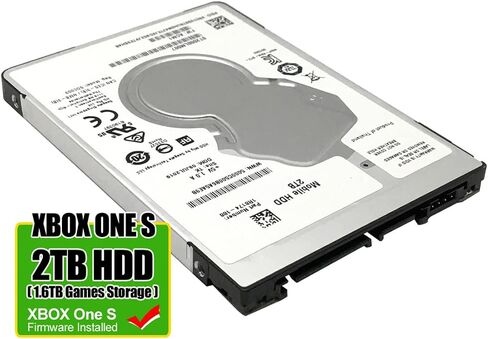 مجموعة تحديث قرص صلب للألعاب MaxDigitalData من Seagate 2TB 128MB Cache SATA 6Gbps 2.5 بوصة (تم تنسيقه مسبقًا لجهاز Xbox One S والبرامج الثابتة مثبتة) in Kuwait