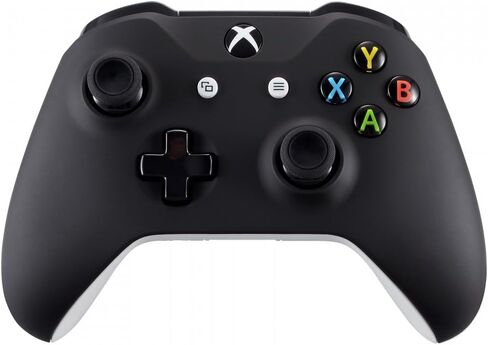 حافظة غطاء أمامي ناعمة الملمس باللون الأسود الشديد لوحدة تحكم Xbox One S/X، مجموعة بديلة مريحة غطاء لوحة أمامية لجهاز Xbox One وحدة التحكم اللاسلكية موديل 1708 - وحدة التحكم غير متضمنة in Kuwait