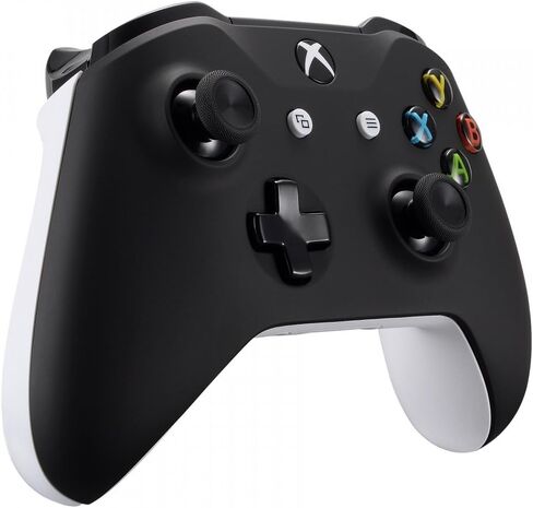 حافظة غطاء أمامي ناعمة الملمس باللون الأسود الشديد لوحدة تحكم Xbox One S/X، مجموعة بديلة مريحة غطاء لوحة أمامية لجهاز Xbox One وحدة التحكم اللاسلكية موديل 1708 - وحدة التحكم غير متضمنة in Kuwait