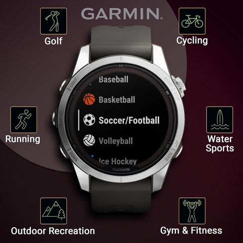 Wearable4U - Garmin Fenix 7 Pro Sapphire Solar Edition: Titanium 47 mm Smartwatch| Up to 22 Days Battery Life, Multisport & Outdoor High-Performance Multi-Band GPS Watch w/Flashlights. in Saudi Arabia