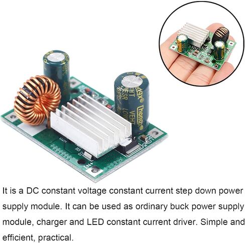 DKARDU 2 pcs DC 9V 12V 24V 36V 48V 72V 84V 120V to 12V 3A DC to DC Step Down Module Wide Voltage Input 12V3A Power Supply Buck Converter with red and Black Cable in Saudi Arabia