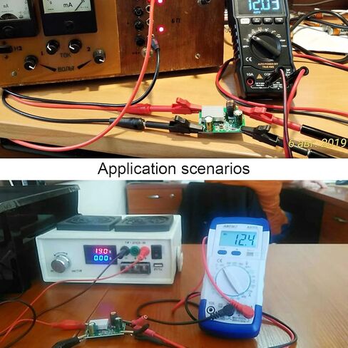 DKARDU 2 pcs DC 9V 12V 24V 36V 48V 72V 84V 120V to 12V 3A DC to DC Step Down Module Wide Voltage Input 12V3A Power Supply Buck Converter with red and Black Cable in Saudi Arabia