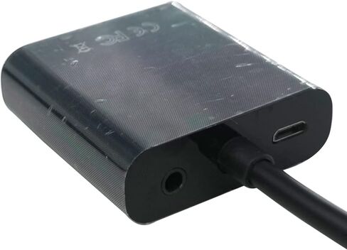 محول HDMI إلى VGA من إيموري؛ بما في ذلك مخرج صوت 3.5 ملم؛ منفذ طاقة USB؛ (ذكر إلى أنثى) قم بتوصيله للكمبيوتر، والكمبيوتر المكتبي، والكمبيوتر المحمول، والكمبيوتر الشخصي، والشاشة، وجهاز العرض، والتليفزيون عالي الدقة والمزيد in Kuwait